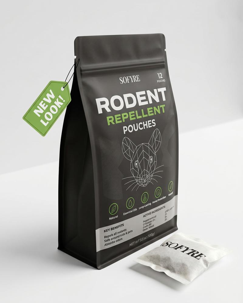 SoFyre Rodent Repellent Pouches - in shed